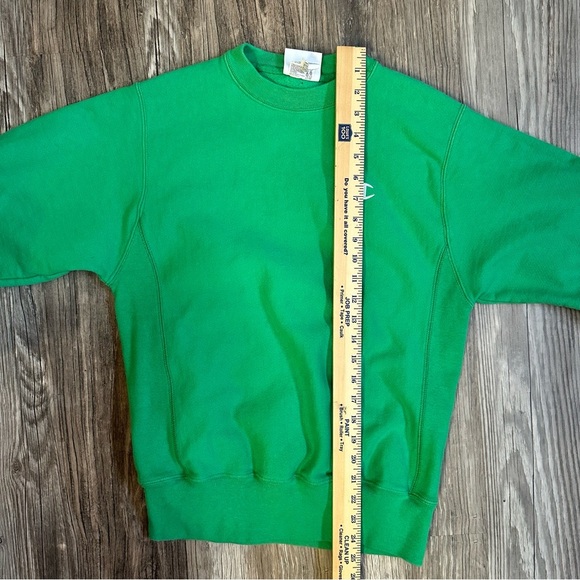 Champion Women's‎ Vintage 80s Reverse Weave Sweatshirt XS Kelly Green - Picture 7 of 7